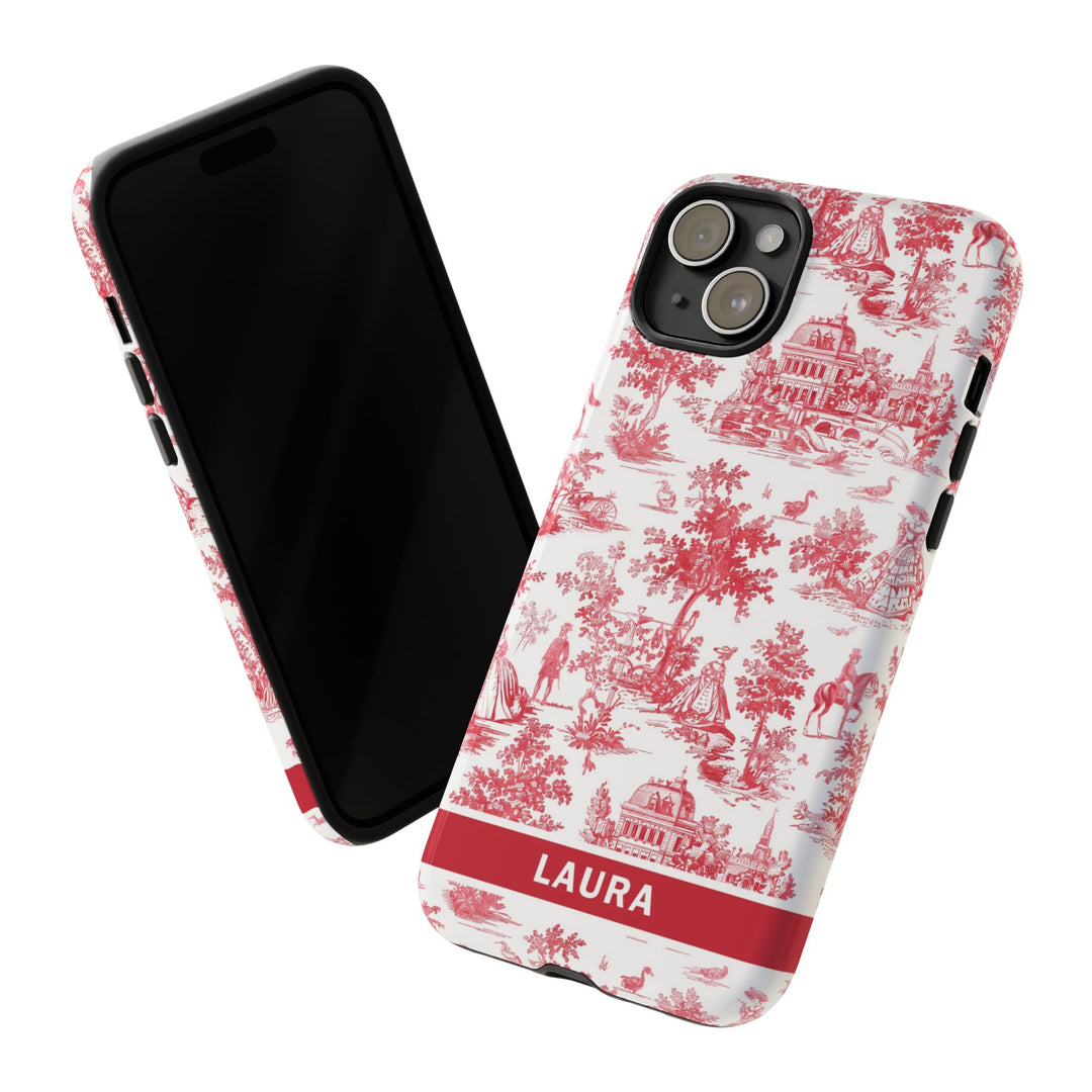 Premium Tough Personalized Initial Custom Gift Cute Phone Cases for Samsung Galaxy S24, S23, S22, S21 Plus, Ultra, Iphone 16, 15, 14 Pro Max - Studio40ParkLane