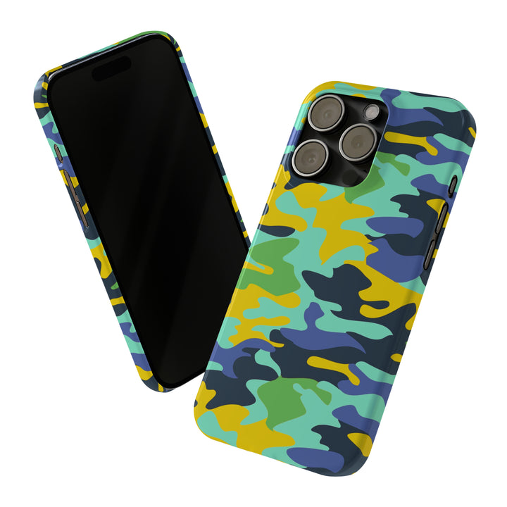 Slim Cute Phone Cases for Iphone - | iPhone 15 Case | iPhone 15 Pro Max Case, Iphone 14 Case, Iphone 14 Pro Max, Iphone 13, Late Spring Camouflage - Studio40ParkLane