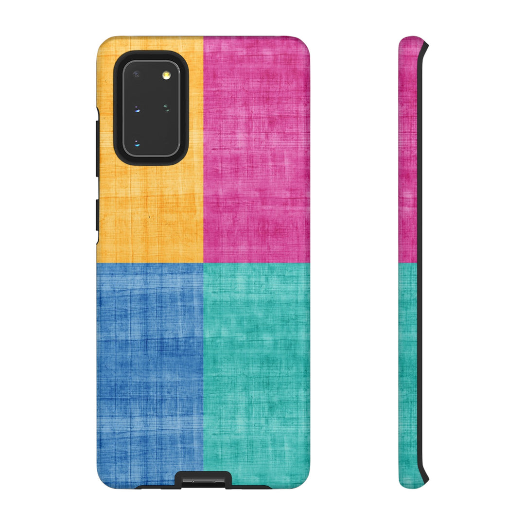 Impact Resistant, Colored Shapes, Cute Phone Cases for Samsung S24, S23, S22, S21, IPhone 15 pro Iphone 14 pro Iphone 13 IPhone 12 Iphone 11 - Studio40ParkLane