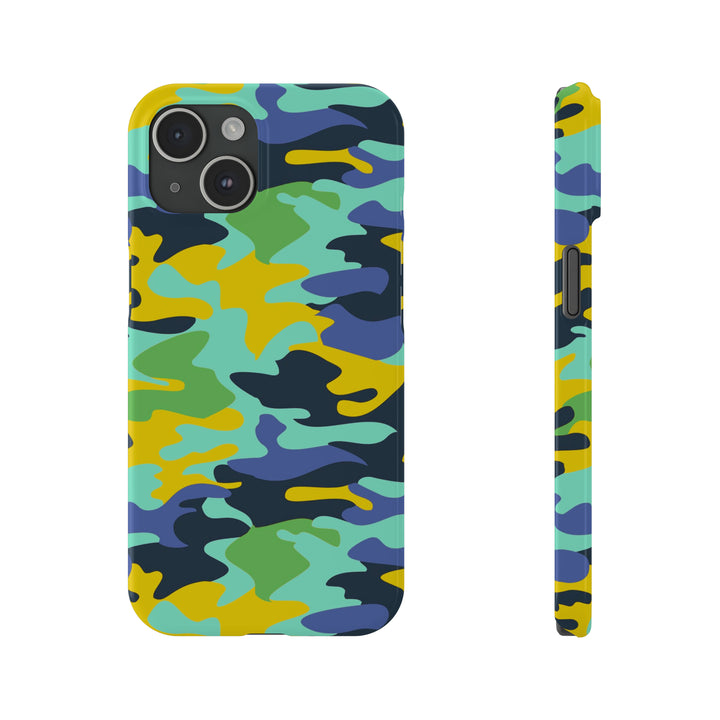 Slim Cute Phone Cases for Iphone - | iPhone 15 Case | iPhone 15 Pro Max Case, Iphone 14 Case, Iphone 14 Pro Max, Iphone 13, Late Spring Camouflage - Studio40ParkLane