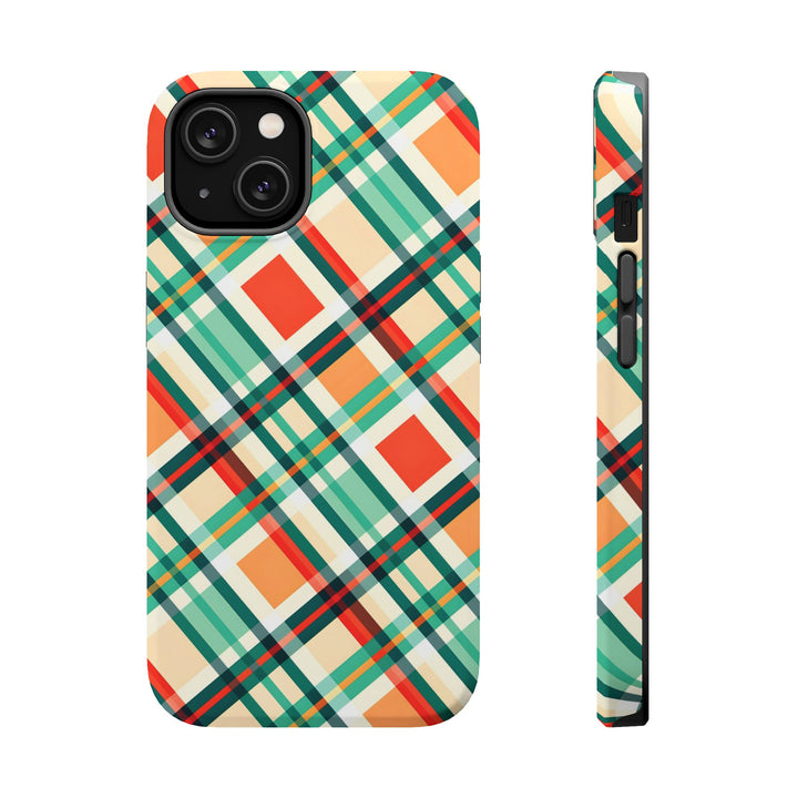 Checkered Plaid Magsafe Gift for Her Cute Phone Case for Iphone, | iPhone 16 | iPhone 15 Pro Max, Iphone 14 Pro Max, 13 12 11 10 9 8 7 - Studio40ParkLane