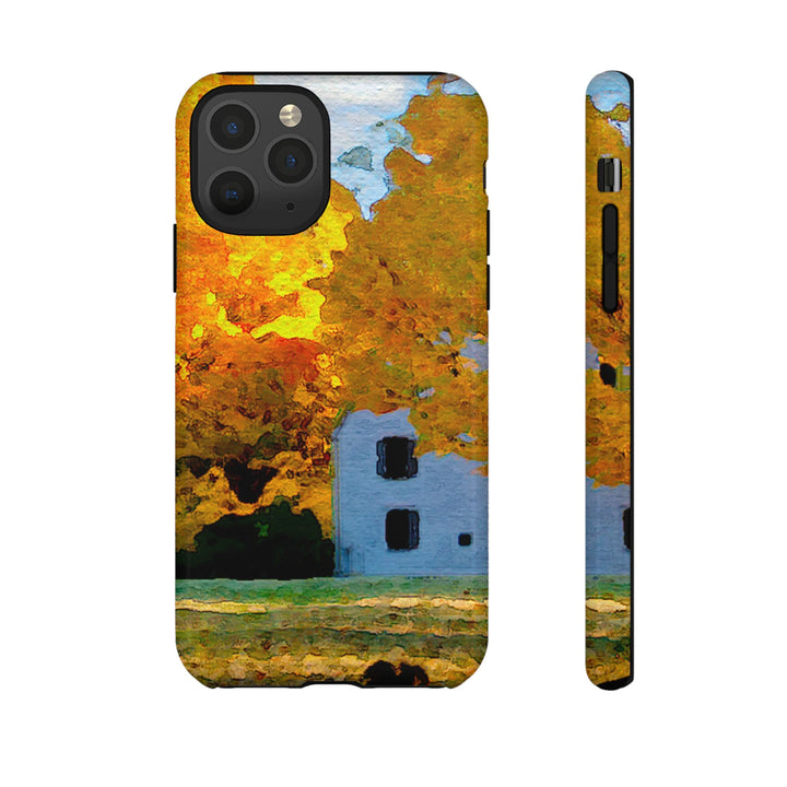 Impact Resistant, Fall Leaves Watercolor, Cute Phone Cases for Samsung S24, S23, S22, S21, IPhone 15 pro Iphone 14 pro Iphone 13 IPhone 12 Iphone 11 - Studio40ParkLane