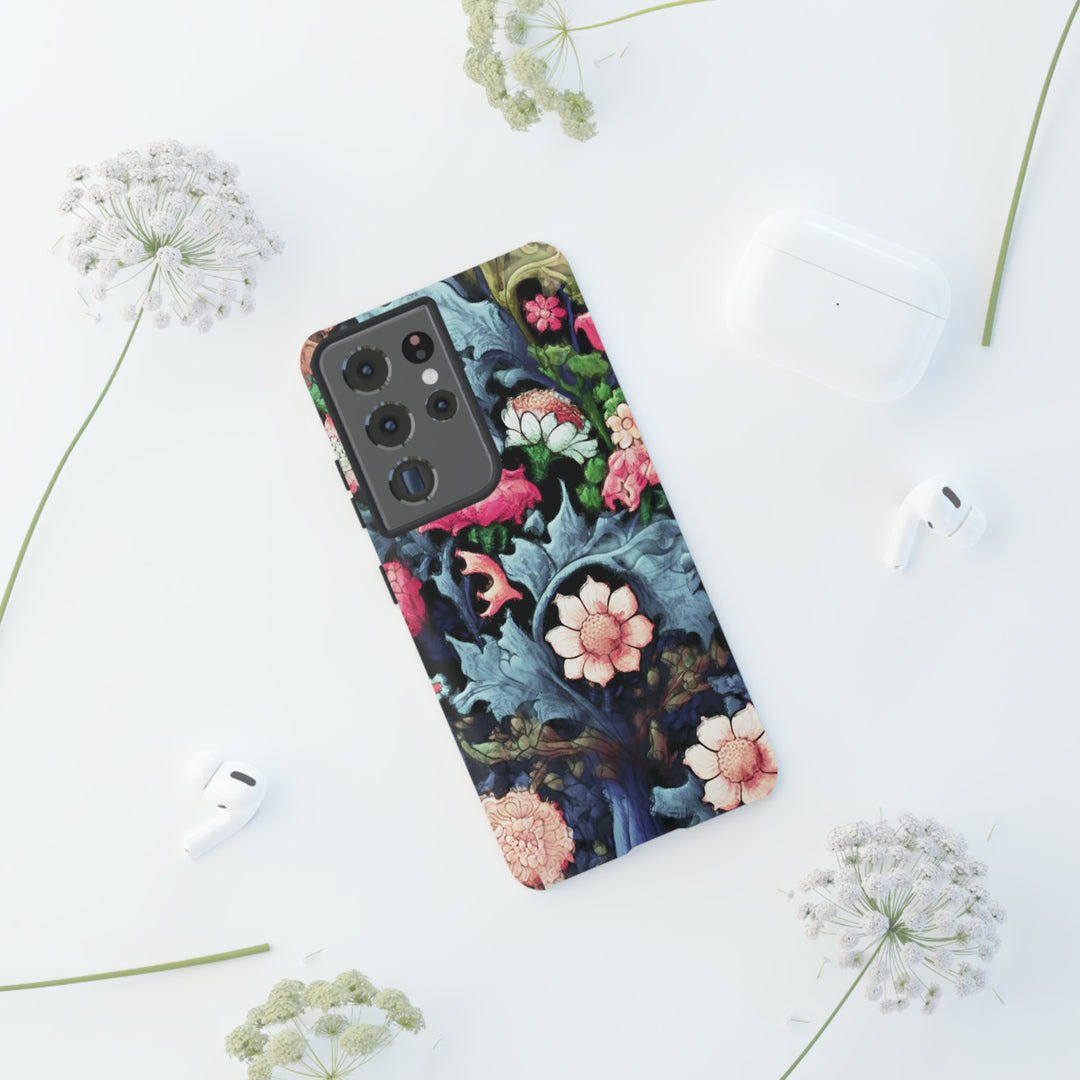 Cute Samsung Phone Case | Aesthetic Samsung Phone Case | Galaxy S23, S22, S21, S20 | Luxury Double Layer | Cool Flowers Design Floral - Studio40ParkLane