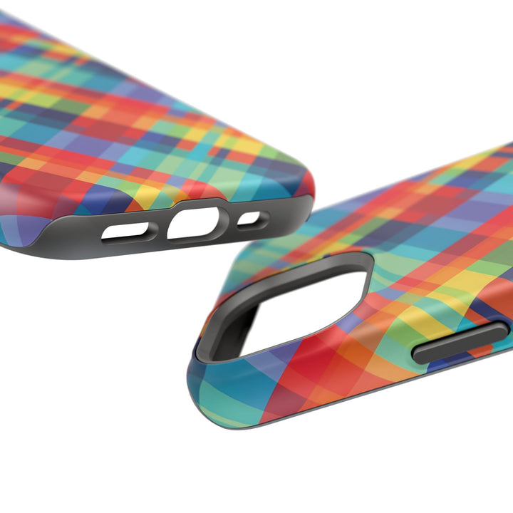 Checkered Plaid Magsafe Gift for Her Cute Phone Case for Iphone, | iPhone 16 | iPhone 15 Pro Max, Iphone 14 Pro Max, 13 12 11 10 9 8 7 - Studio40ParkLane