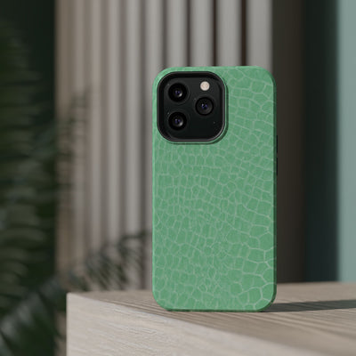 Non Leather Mint Color Pattern Magsafe Cute Phone Case for Iphone Gift for Her, | iPhone 15 Case | iPhone 15 Pro Max Case, Iphone 14, Iphone 14 Pro Max, Iphone 13, Iphone 16 - Studio40ParkLane