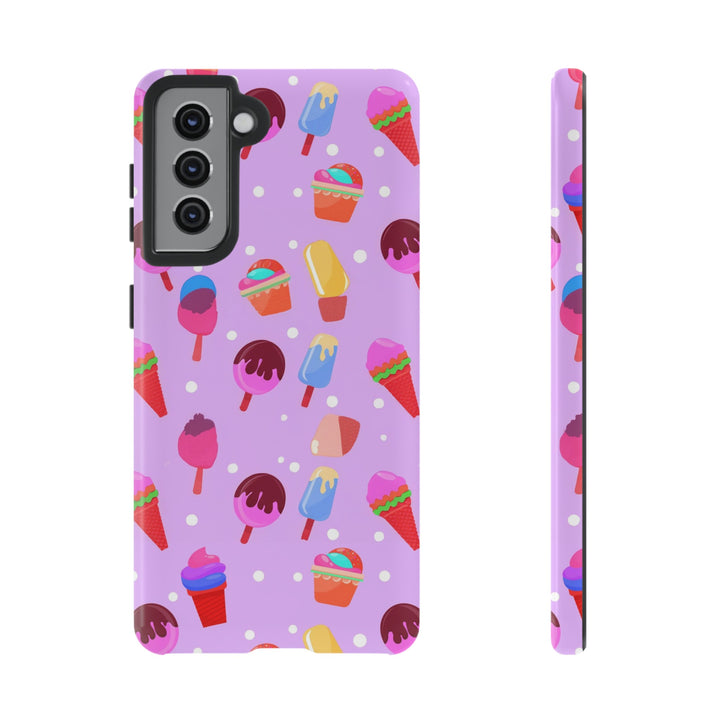 Cute Samsung Case | Cool Iphone Case | Summer Pink Ice - Cream, Samsung S24, S23, S22, S21, IPhone 15 Case | Iphone 14 Case, Iphone 13 Case - Studio40ParkLane