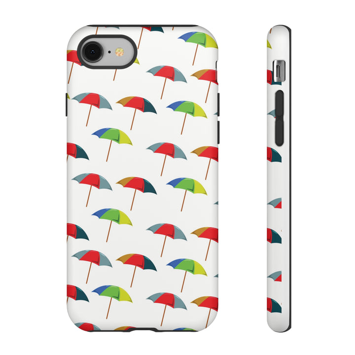 Cute IPhone Case | Colorful Beach Parasols, iPhone 15 Case | iPhone 15 Pro Case, Iphone 14 Case, Iphone 14 Pro Max Case, Protective Iphone Case - Studio40ParkLane