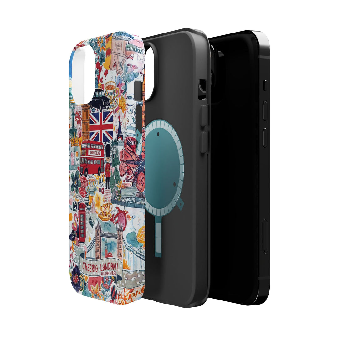 London England Coquette Collage Tough Magsafe Cute Phone Cases for Iphone | iPhone 17 Pro Max Case, Iphone 16, Iphone 15 14 13 12 11 10 9 - Studio40ParkLane
