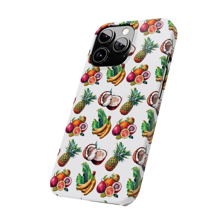 Slim Cute Phone Cases for Iphone - | iPhone 15 Case | iPhone 15 Pro Max Case, Iphone 14 Case, Iphone 14 Pro Max, Iphone 13, Tropical Summer Fruit - Studio40ParkLane