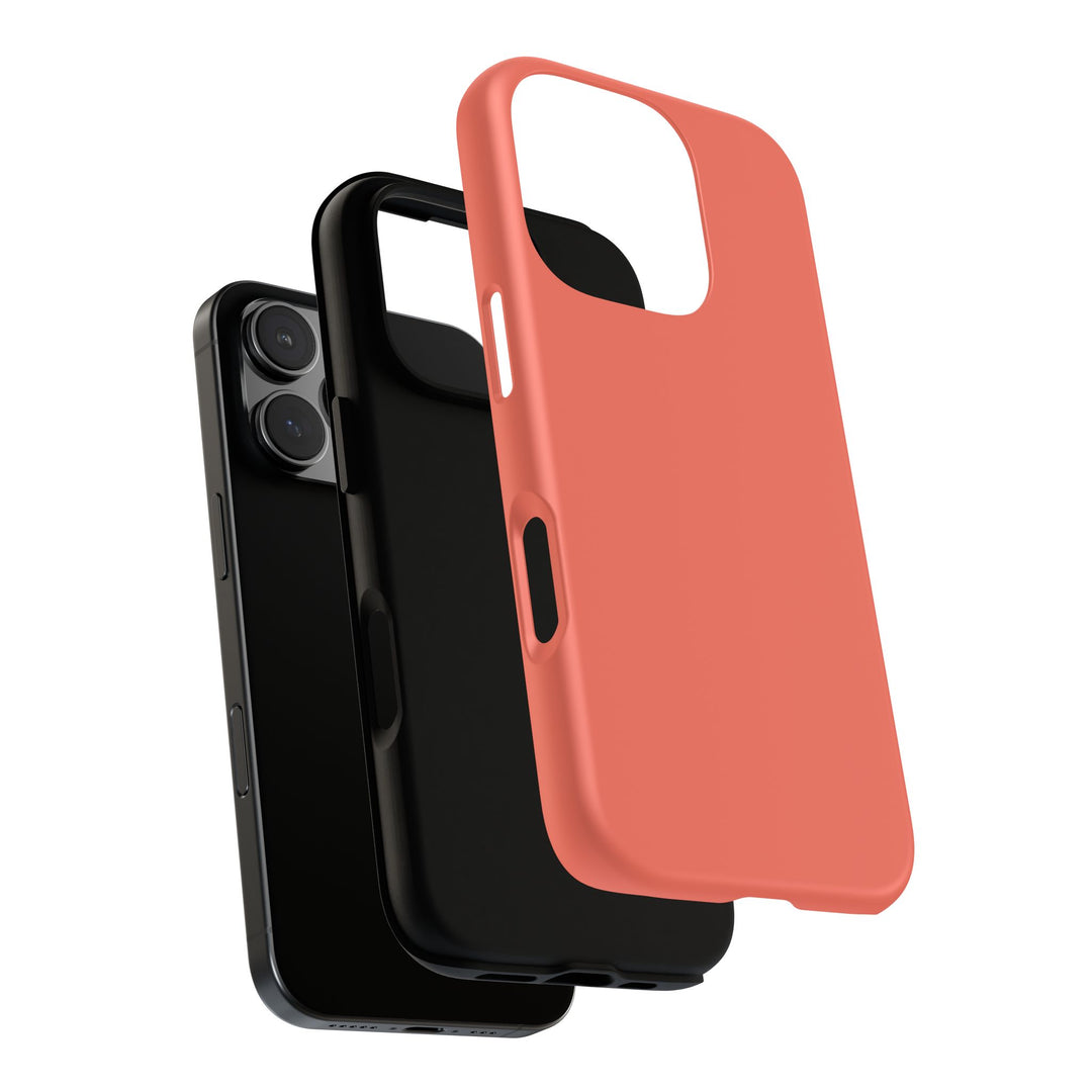 Premium Tough Coral Pink Orange Gift for Her Cute Phone Cases for Samsung S25 S24, S23, S22, S21, Iphone, 16, 15, 14, 13 Pro Max Ultra - Studio40ParkLane