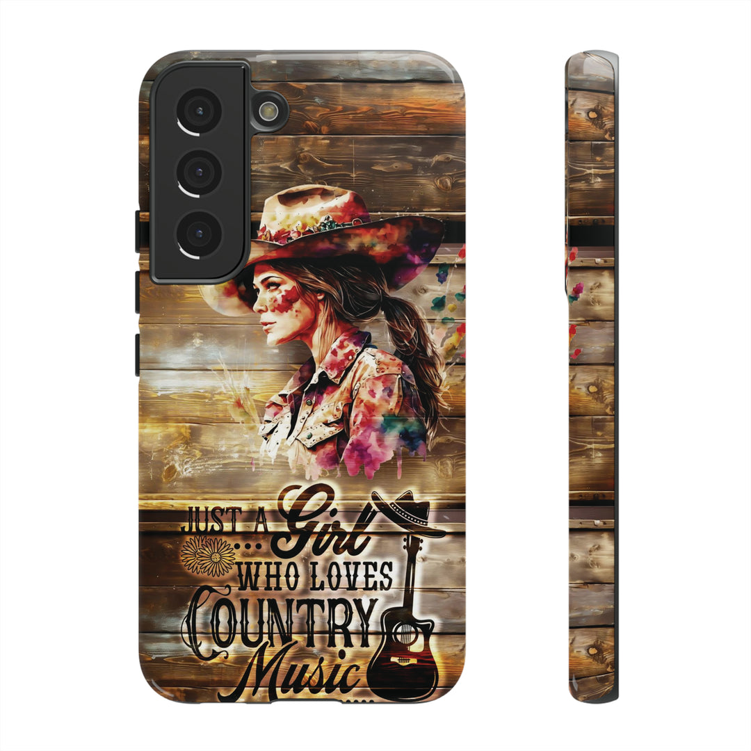 Cute Samsung Phone Case | Aesthetic Samsung Phone Case | Galaxy S23, S22, S21, S20 | Country Music Girl, Protective Phone Case - Studio40ParkLane