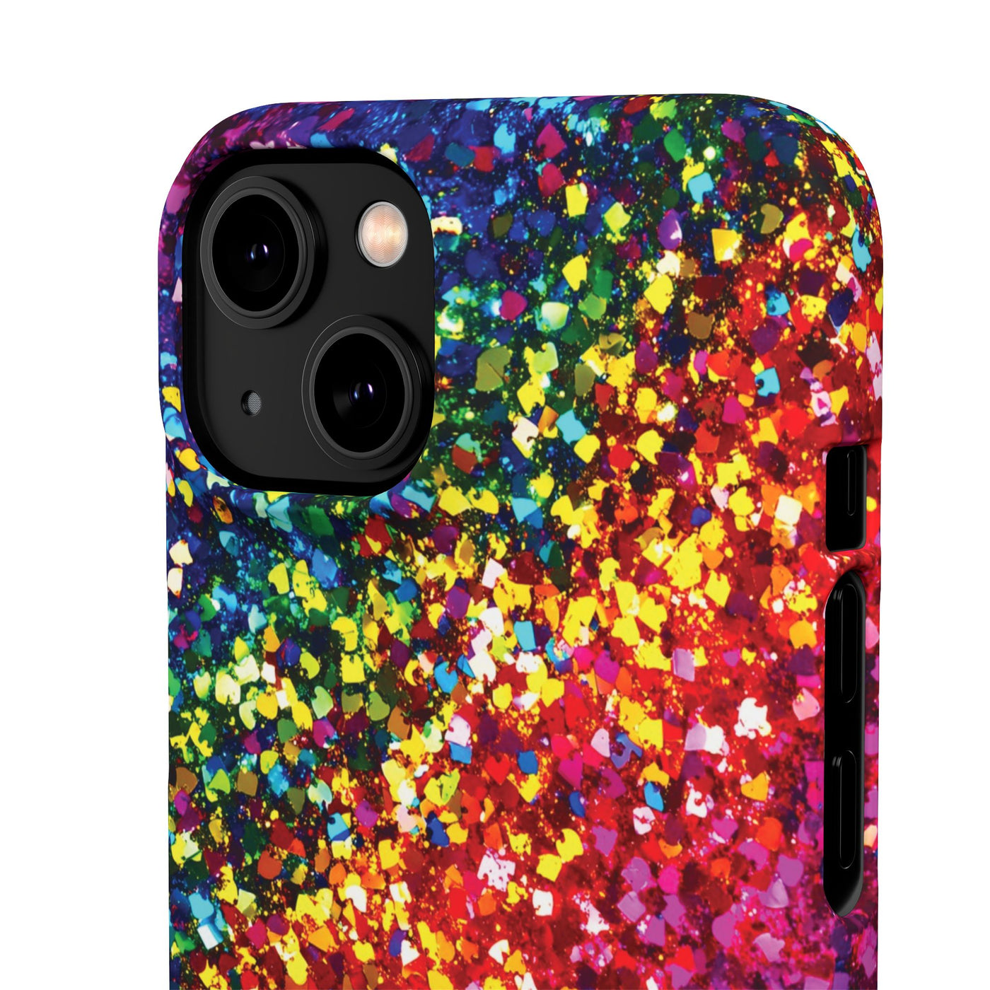 Snap Non-Glitter Muted Color Play on "Faux" Glitter Effect Cute Phone Cases for Samsung and Iphone, 16, 15, 14, S24, S23, S22, S21, S20, Plus and Ultra