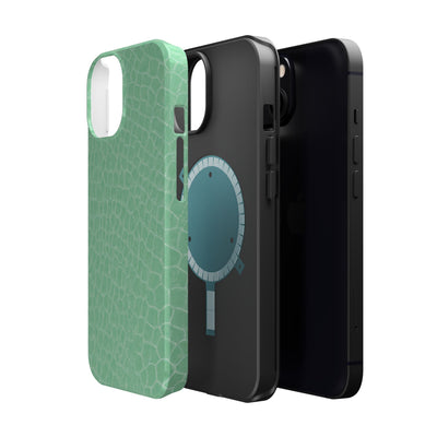 Non Leather Mint Color Pattern Magsafe Cute Phone Case for Iphone Gift for Her, | iPhone 15 Case | iPhone 15 Pro Max Case, Iphone 14, Iphone 14 Pro Max, Iphone 13, Iphone 16 - Studio40ParkLane