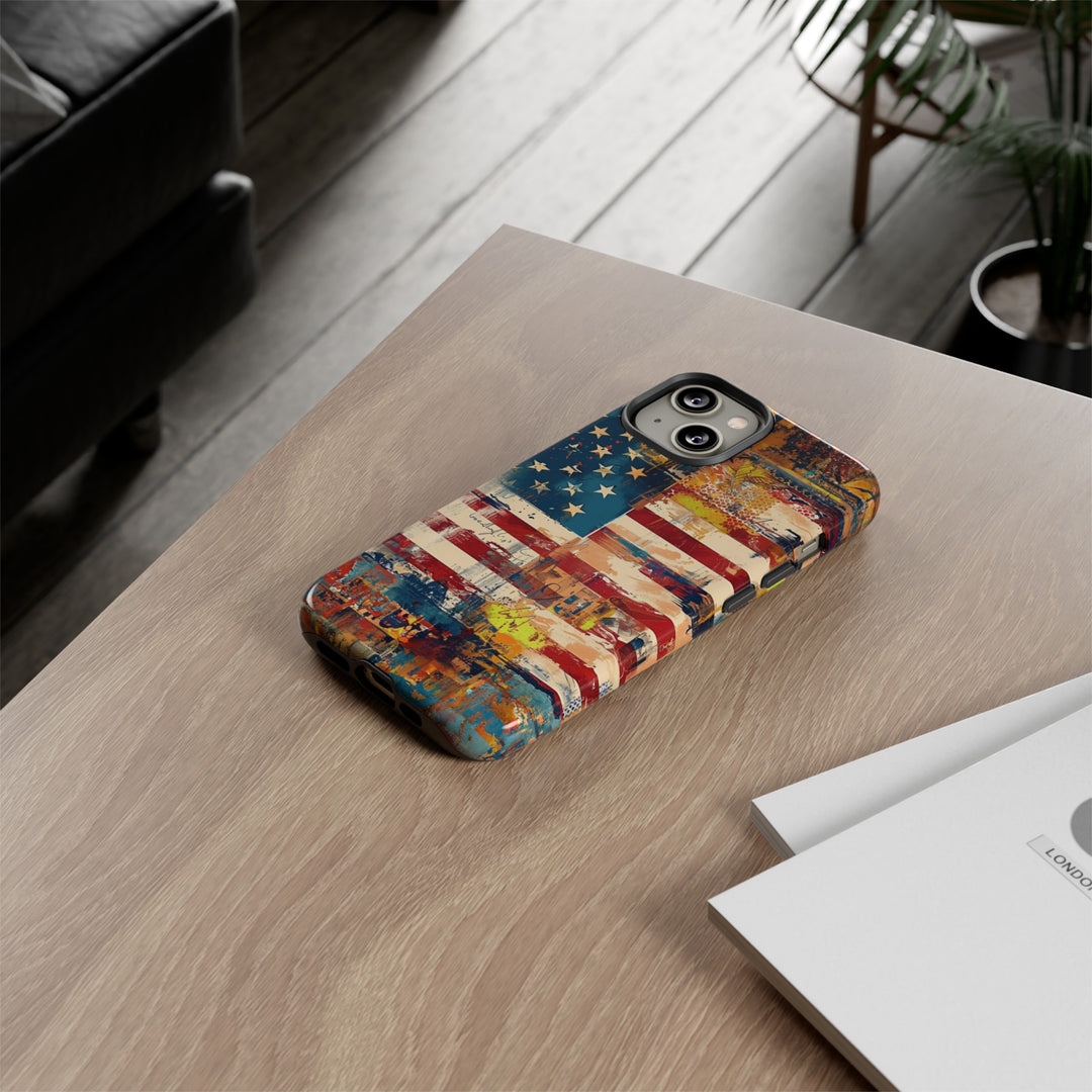 Impact Resistant, American Flag, Cute Phone Cases for Samsung S24, S23, S22, S21, IPhone 15 pro Iphone 14 pro Iphone 13 IPhone 12 Iphone 11 - Studio40ParkLane