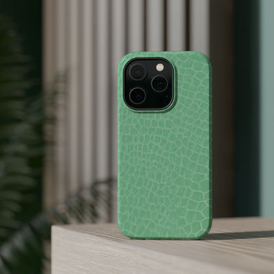 Non Leather Mint Color Pattern Magsafe Cute Phone Case for Iphone Gift for Her, | iPhone 15 Case | iPhone 15 Pro Max Case, Iphone 14, Iphone 14 Pro Max, Iphone 13, Iphone 16 - Studio40ParkLane