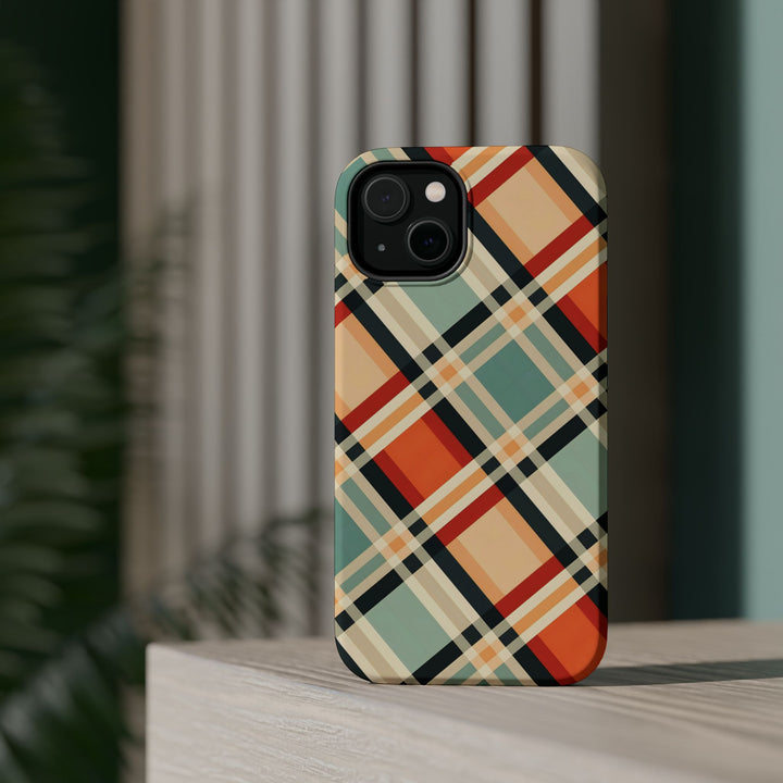 Checkered Plaid Magsafe Gift for Her Cute Phone Case for Iphone, | iPhone 16 | iPhone 15 Pro Max, Iphone 14 Pro Max, 13 12 11 10 9 8 7 - Studio40ParkLane
