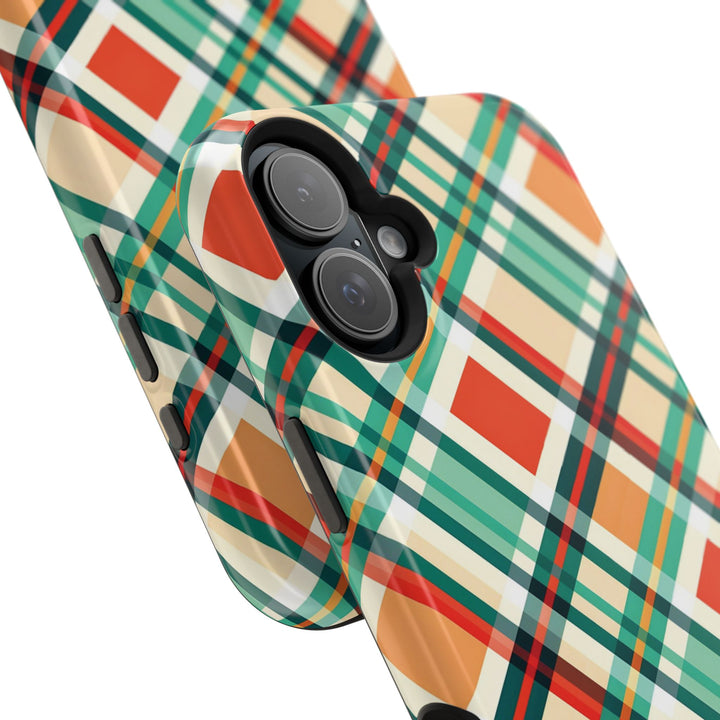 Checkered Plaid Magsafe Gift for Her Cute Phone Case for Iphone, | iPhone 16 | iPhone 15 Pro Max, Iphone 14 Pro Max, 13 12 11 10 9 8 7 - Studio40ParkLane