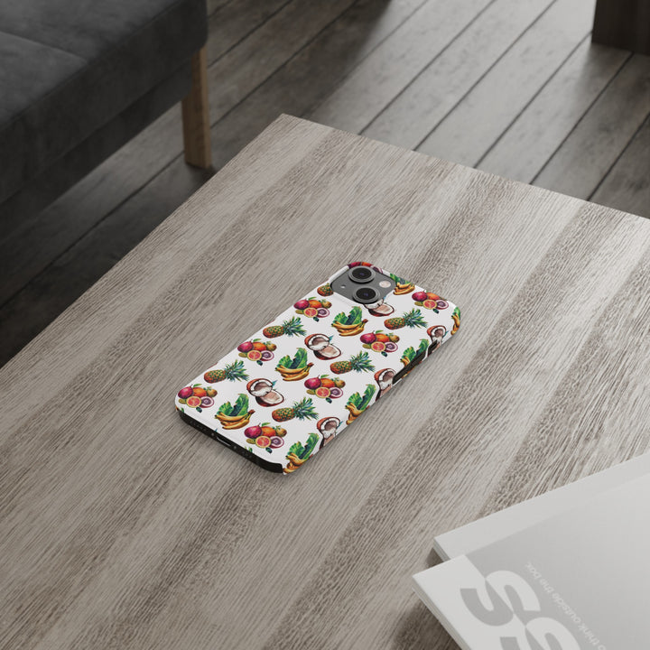 Slim Cute Phone Cases for Iphone - | iPhone 15 Case | iPhone 15 Pro Max Case, Iphone 14 Case, Iphone 14 Pro Max, Iphone 13, Tropical Summer Fruit - Studio40ParkLane