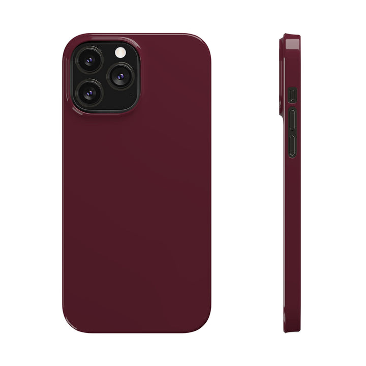 Slim Burgundy Maroon Gift for Her Aesthetic Cute Phone Case for Iphone 16 - | iPhone 15 Pro Max Case | iPhone 14 Case 13 12 11 10 9 8 7 - Studio40ParkLane