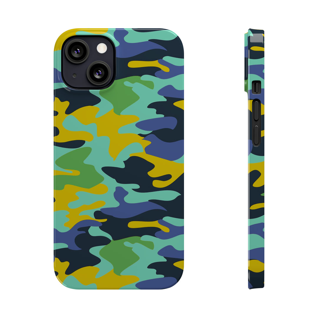 Slim Cute Phone Cases for Iphone - | iPhone 15 Case | iPhone 15 Pro Max Case, Iphone 14 Case, Iphone 14 Pro Max, Iphone 13, Late Spring Camouflage - Studio40ParkLane