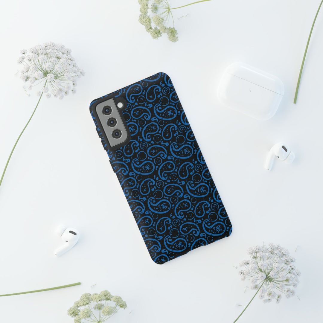 Samsung Galaxy Phone Case | Galaxy S23, S22, S21, S20 | Luxury Case Double Layered | Impact Resistant | Fashionable - Paisley 4 - Studio40ParkLane