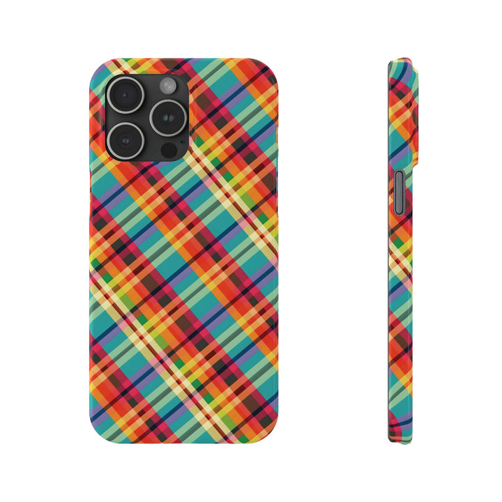 Slim Checkered Plaid Gift for Her Cute Phone Cases for Iphone 16 Pro Max | iPhone 15 Case | iPhone 15 Pro Max Case, Iphone 14, 13, 12, 11, 10, 8, 7 - Studio40ParkLane