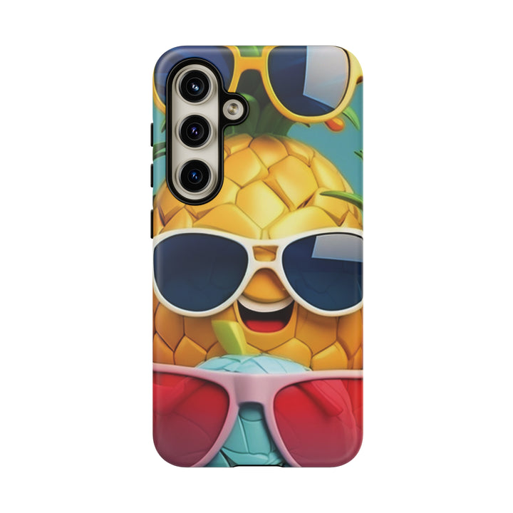 Cute Samsung Phone Case | Aesthetic Samsung Phone Case | Galaxy S23, S22, S21, S20 | Summer Pineapple Fruit, Protective Phone Case - Studio40ParkLane