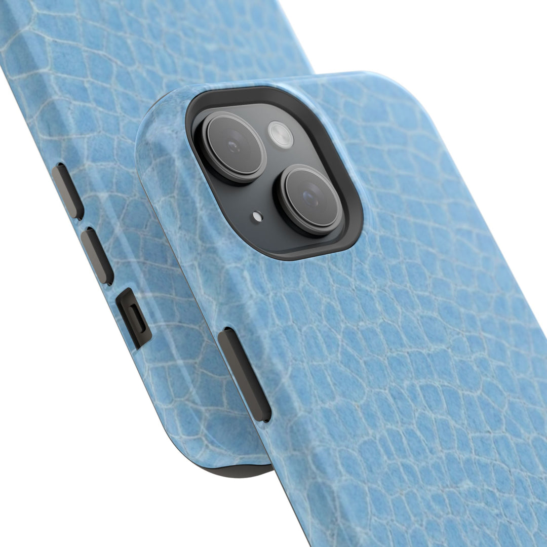 Non Leather Blue Color Pattern Magsafe Cute Phone Case for Iphone Gift for Her, | iPhone 15 Case | iPhone 15 Pro Max Case, Iphone 14, Iphone 14 Pro Max, Iphone 13, Iphone 16 - Studio40ParkLane