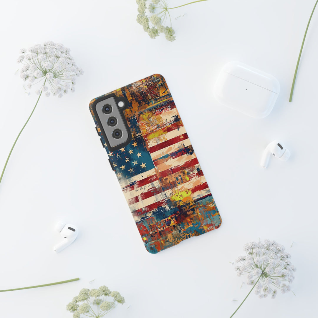 Impact Resistant, American Flag, Cute Phone Cases for Samsung S24, S23, S22, S21, IPhone 15 pro Iphone 14 pro Iphone 13 IPhone 12 Iphone 11 - Studio40ParkLane