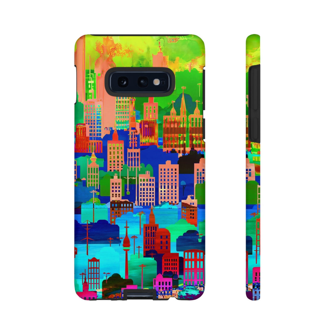 Cute Samsung Case | Cool Iphone Case | Summer City Skyline, Samsung S24, S23, S22, S21, IPhone 15 Case | Iphone 14 Case, Iphone 13 Case - Studio40ParkLane
