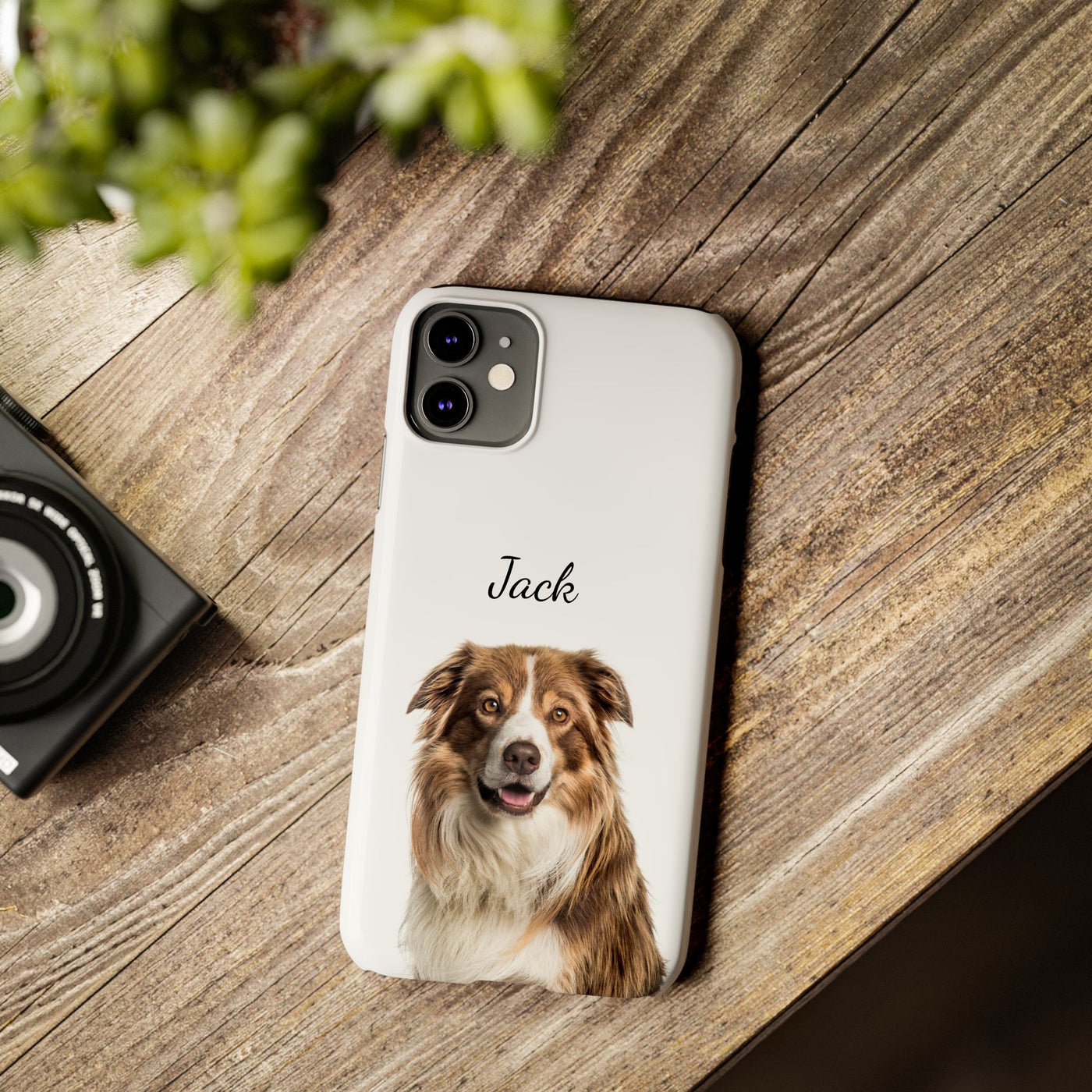 Custom Pet Phone Cases Dog Phone Cases Cat Phone Cases for Iphone 16, 15, 14, 13, 12, 11, 8, 7 Custom Name Personalized Phone Case