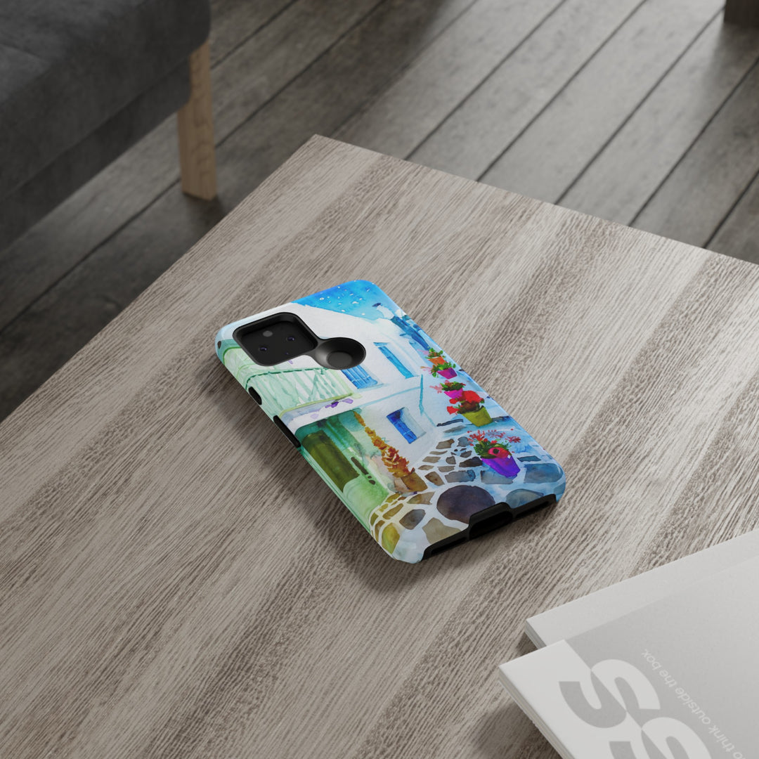 Impact Resistant, Greece House, Cute Phone Cases for Samsung S24, S23, S22, S21, IPhone 15 pro Iphone 14 pro Iphone 13 IPhone 12 Iphone 11 - Studio40ParkLane