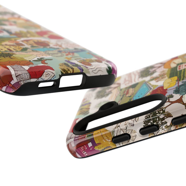 Italy Tuscany Coquette Collage Tough Premium Phone Case - For iPhone 17 Pro Max iPhone 16 Pro iPhone 15 Iphone 14 Plus 13 Pro 12 11 10 XR - Studio40ParkLane