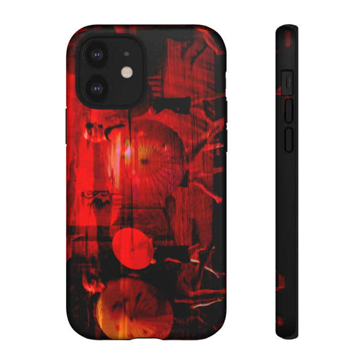 Cute IPhone Case | iPhone 15 Case | iPhone 15 Pro Max Case, Iphone 14 Case, Iphone 14 Pro Max Case IPhone Case for Art Lovers, Sunset Dance Red - Studio40ParkLane