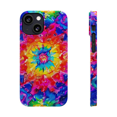 Slim Tie Dye Faux Glitter Gift for Her Cute Phone Cases for Iphone 16 Pro Max | iPhone 15 Case | iPhone 15 Pro Max Case, Iphone 14, Iphone 14 Pro Max, Iphone 13 12 11 8 7