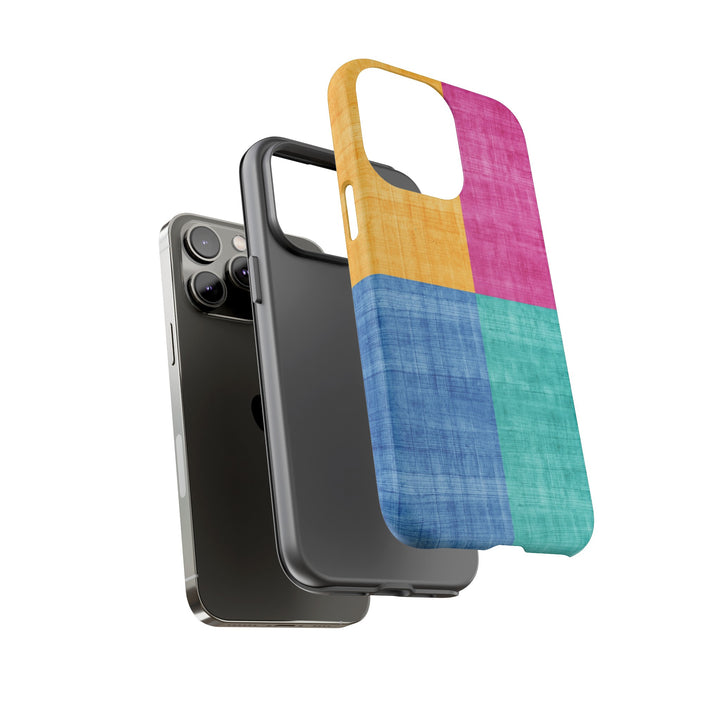 Impact Resistant, Colored Shapes, Cute Phone Cases for Samsung S24, S23, S22, S21, IPhone 15 pro Iphone 14 pro Iphone 13 IPhone 12 Iphone 11 - Studio40ParkLane