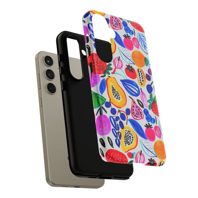 Cute Samsung Phone Case | Aesthetic Samsung Phone Case | Galaxy S23, S22, S21, S20 | Summer Fruit Cocktail, Protective Phone Case