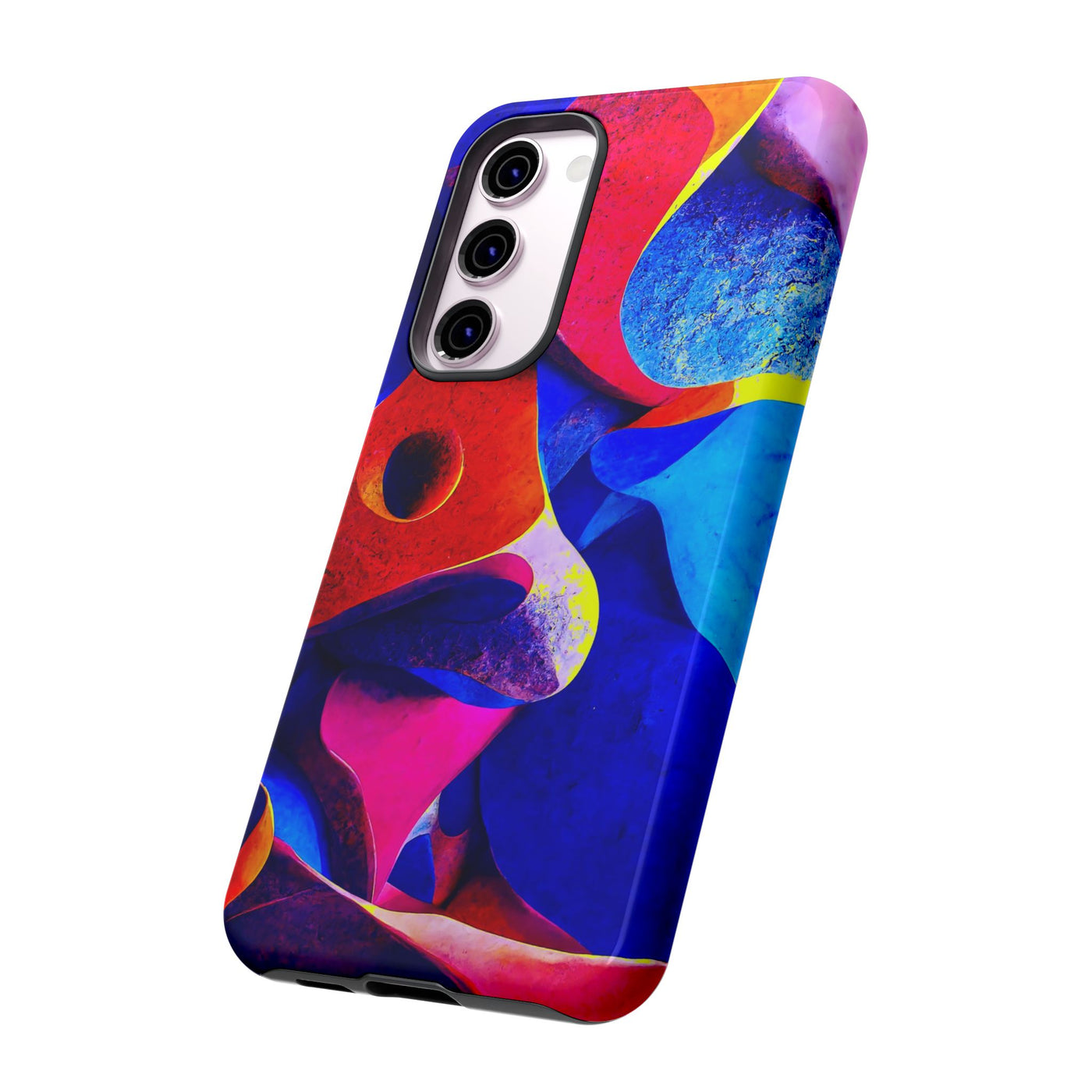 Impact Resistant, Abstract Shapes, Cute Phone Cases for Samsung S24, S23, S22, S21, IPhone 15 pro Iphone 14 pro Iphone 13 IPhone 12 Iphone 11