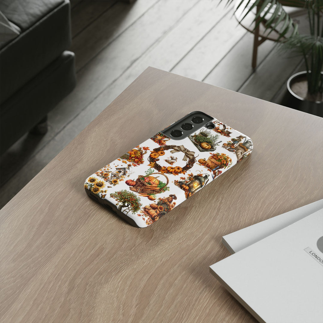 Impact Resistant, Fall Leaves Collage, Cute Phone Cases for Samsung S24, S23, S22, S21, IPhone 15 pro Iphone 14 pro Iphone 13 IPhone 12 Iphone 11 - Studio40ParkLane