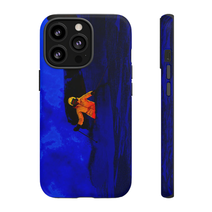 Cute IPhone Case | iPhone 15 Case | iPhone 15 Pro Max Case, Iphone 14 Case, Iphone 14 Pro Max Case IPhone Case for Art Lovers, Skier Mountain Night - Studio40ParkLane