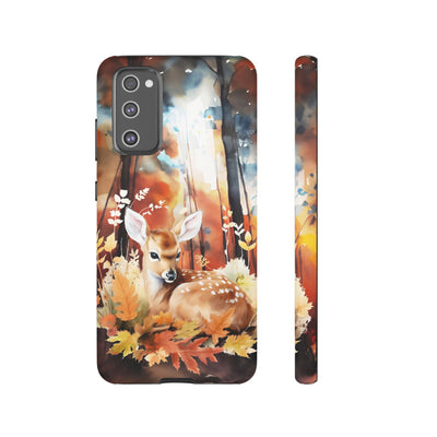 Autumn Fall Deer Forest Gift for Her Cute Phone Case for, Samsung Galaxy S24, S23, S22, S21, IPhone 16 Case | Iphone 15, Iphone 14, IPhone 13 Case