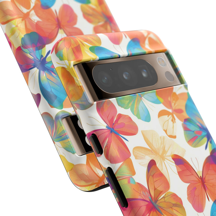 Cute Samsung Case | Cool Iphone Case | Summer Bright Butterflies, Samsung S24, S23, S22, S21, IPhone 15 Case | Iphone 14 Case, Iphone 13 Case - Studio40ParkLane