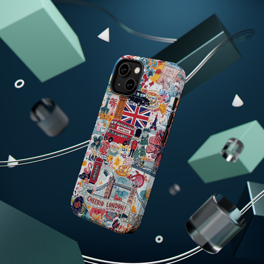 London England Coquette Collage Tough Magsafe Cute Phone Cases for Iphone | iPhone 17 Pro Max Case, Iphone 16, Iphone 15 14 13 12 11 10 9 - Studio40ParkLane