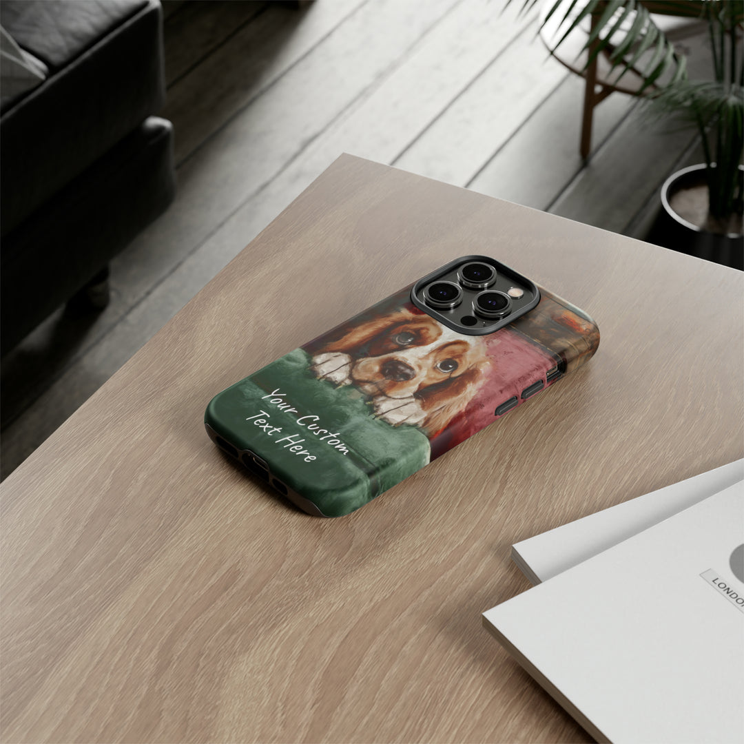 Personalize this Cute IPhone Case | Cocker Spaniel iPhone Case, iPhone 15 Case | iPhone 15 Case, Iphone 14 Case, Iphone 14 Pro Max Case - Studio40ParkLane