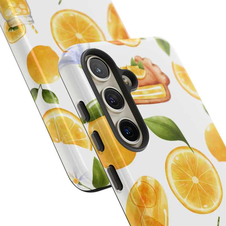 Cute Samsung Phone Case | Aesthetic Samsung Phone Case | Galaxy S23, S22, S21, S20 | Summer Fruit Lemons, Protective Phone Case - Studio40ParkLane