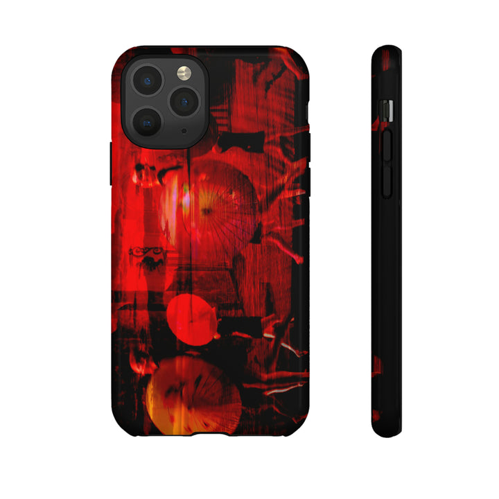 Cute IPhone Case | iPhone 15 Case | iPhone 15 Pro Max Case, Iphone 14 Case, Iphone 14 Pro Max Case IPhone Case for Art Lovers, Sunset Dance Red - Studio40ParkLane