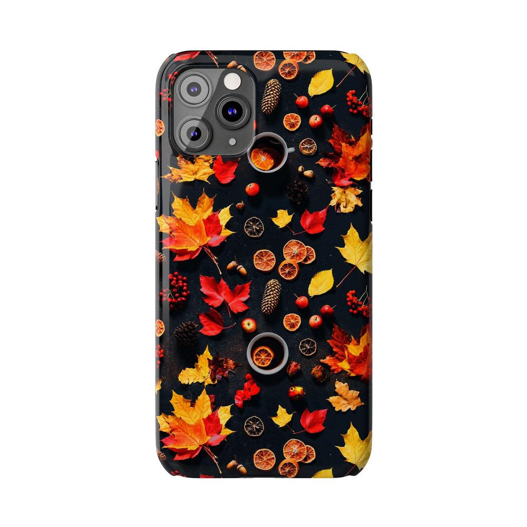 Slim Cute Fall Leaves Collage Phone Cases for Iphone | iPhone 15 Case | iPhone 15 Pro Max Case, Iphone 14, Iphone 14 Pro Max, Iphone 13, Iphone 16 - Studio40ParkLane