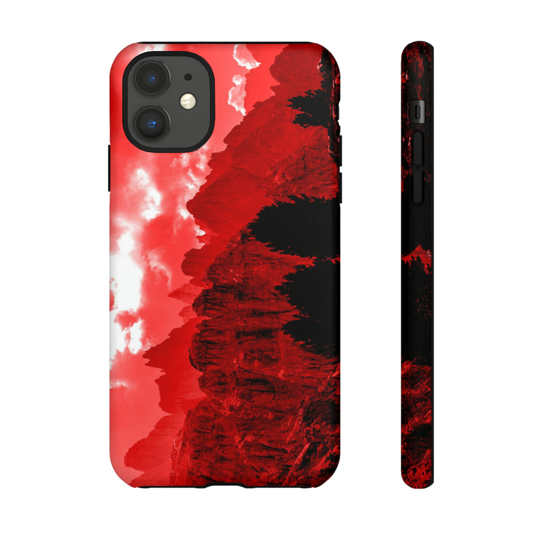 Cute IPhone Case | iPhone 15 Case | iPhone 15 Pro Max Case, Iphone 14 Case, Iphone 14 Pro Max Case IPhone Case for Art Lovers - Red Mountains - Studio40ParkLane