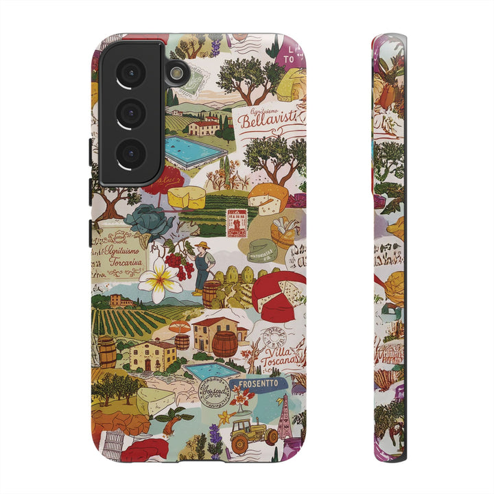Italy Tuscany Coquette Collage Tough Premium Phone Case - For iPhone 17 Pro Max iPhone 16 Pro iPhone 15 Iphone 14 Plus 13 Pro 12 11 10 XR - Studio40ParkLane