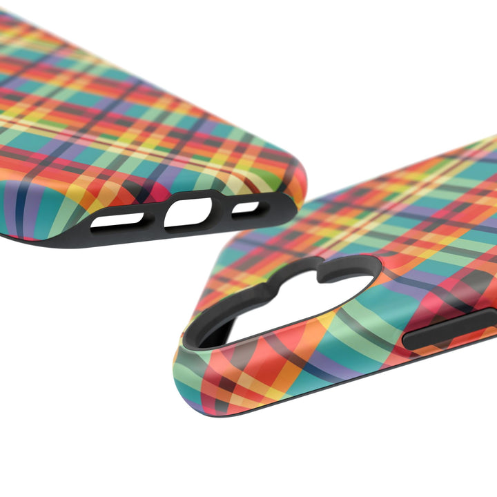 Checkered Plaid Magsafe Gift for Her Cute Phone Case for Iphone, | iPhone 16 | iPhone 15 Pro Max, Iphone 14 Pro Max, 13 12 11 10 9 8 7 - Studio40ParkLane